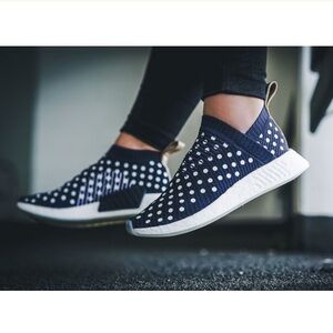 Adidas Women's NMD Navy White Shoes